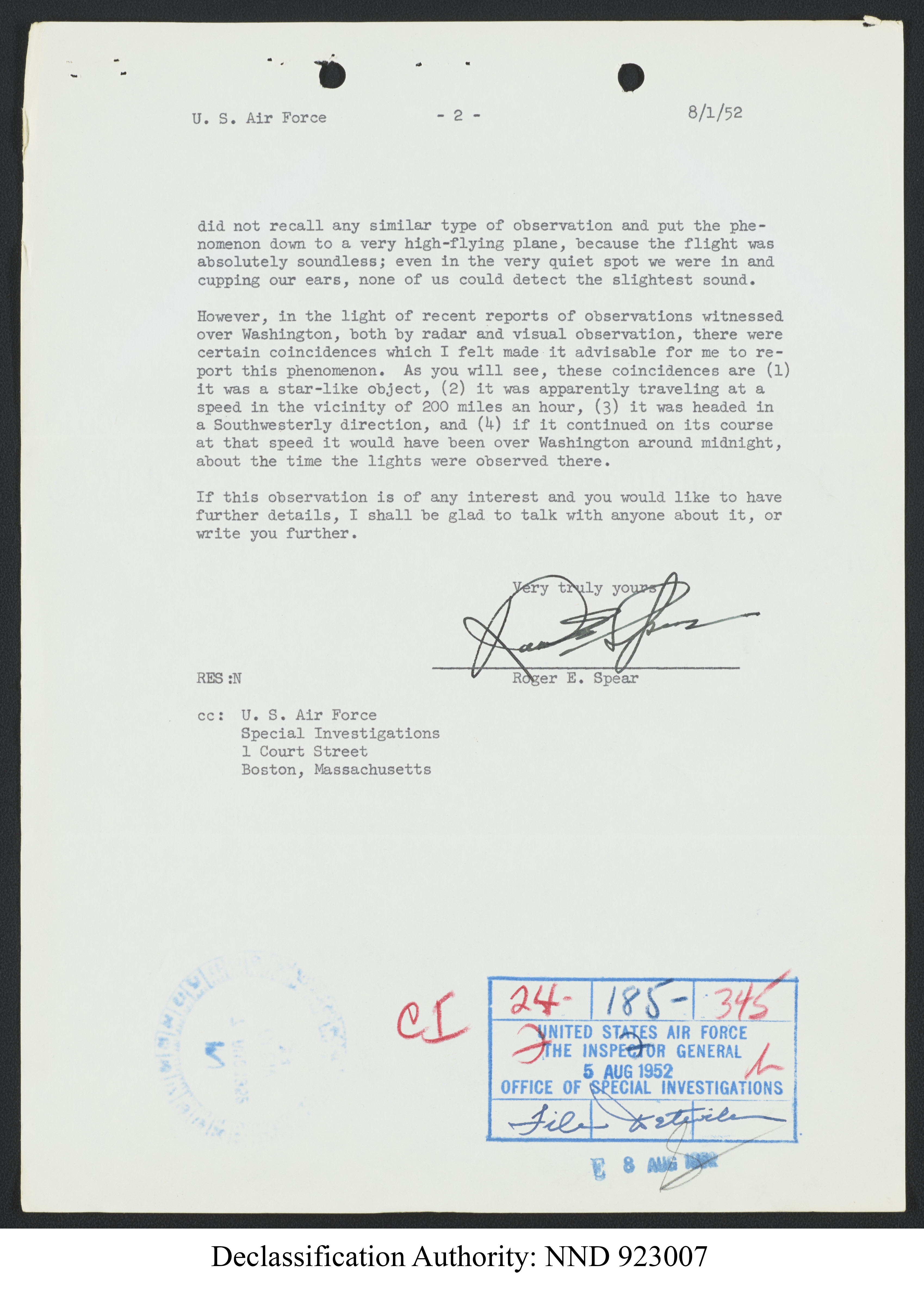 Doctor Edward Condon, University of Colorado Physicist Studying Unidentified Flying Objects