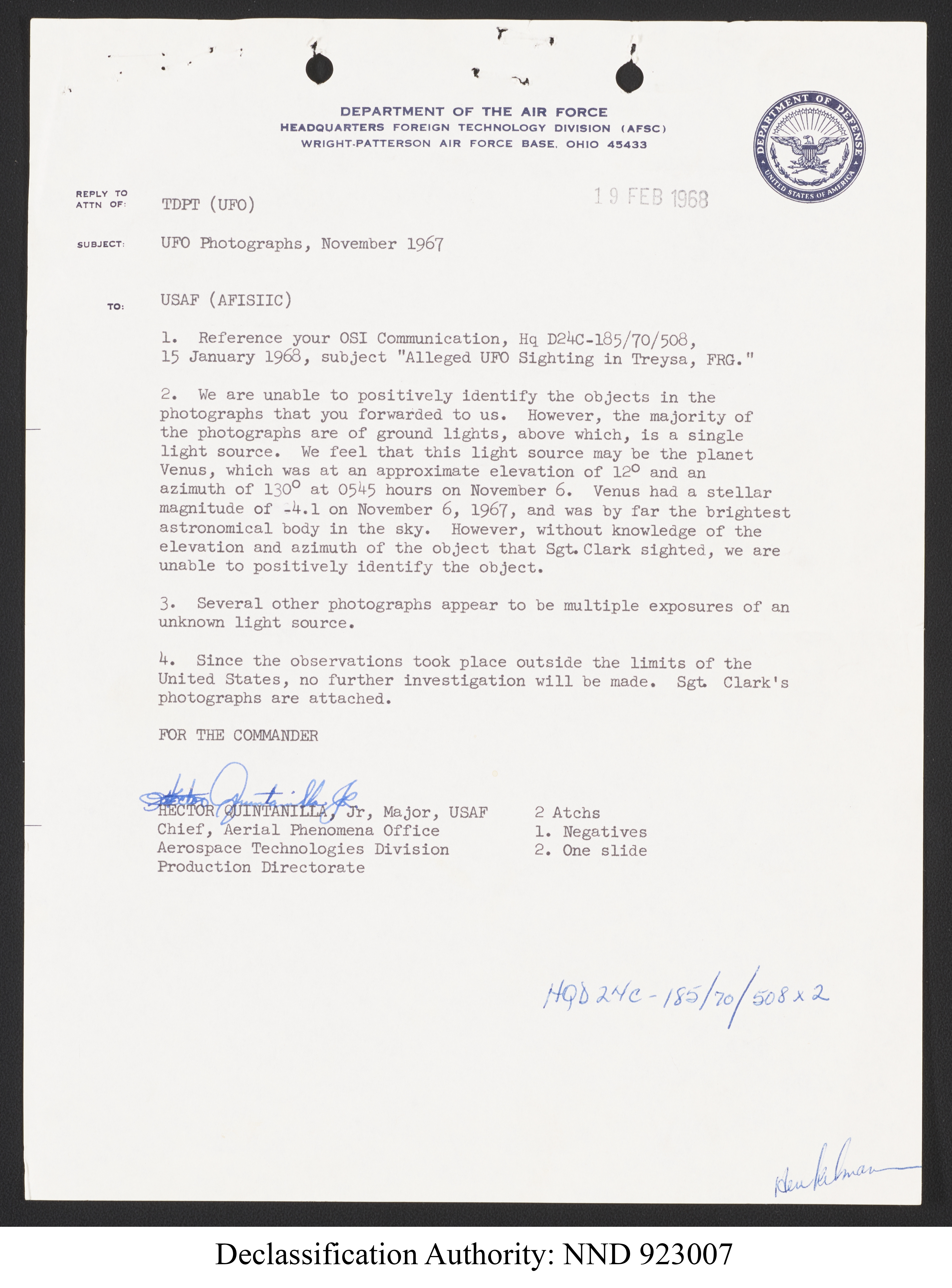 Doctor Edward Condon, University of Colorado Physicist Studying Unidentified Flying Objects