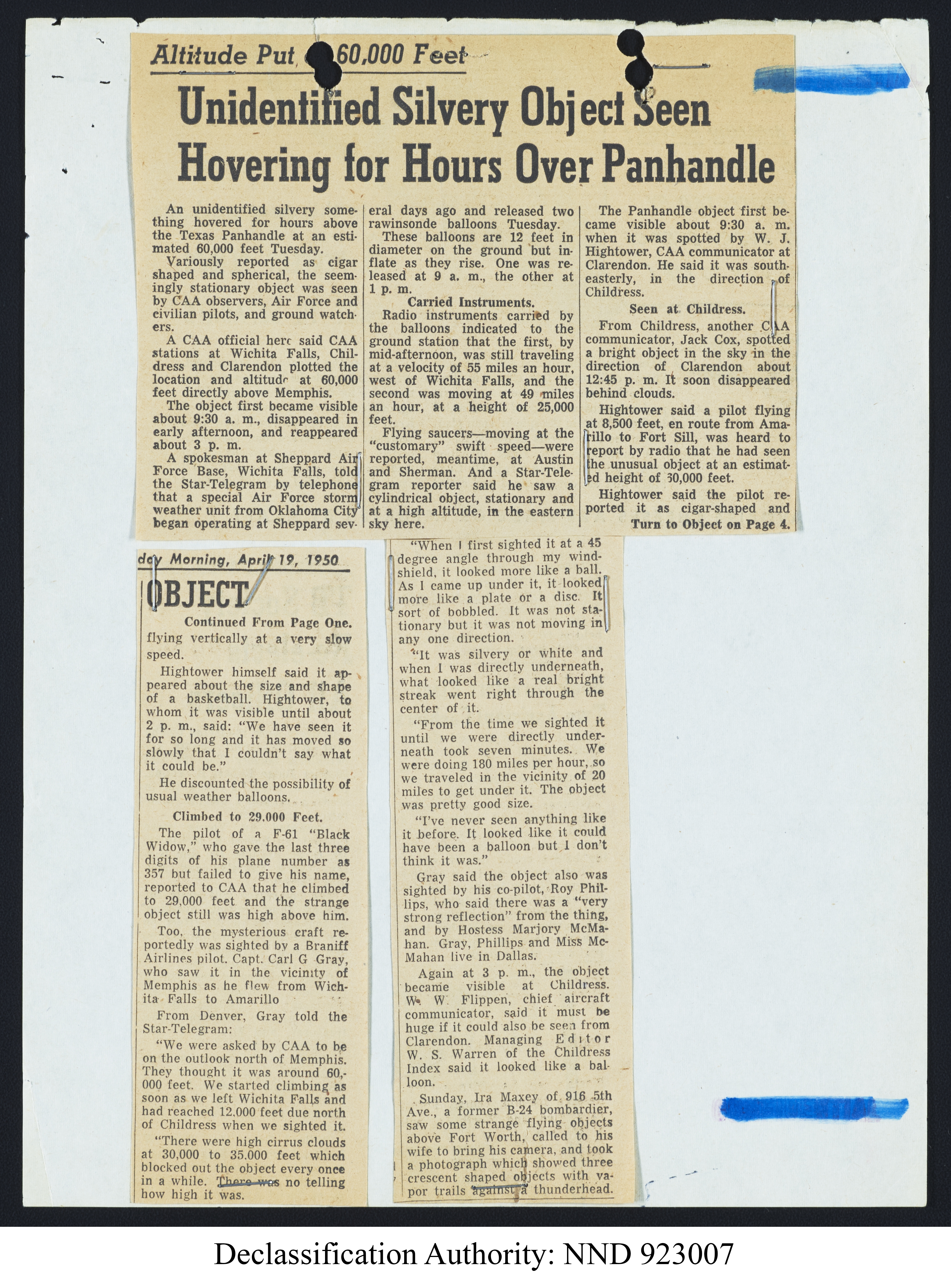 Doctor Edward Condon, University of Colorado Physicist Studying Unidentified Flying Objects