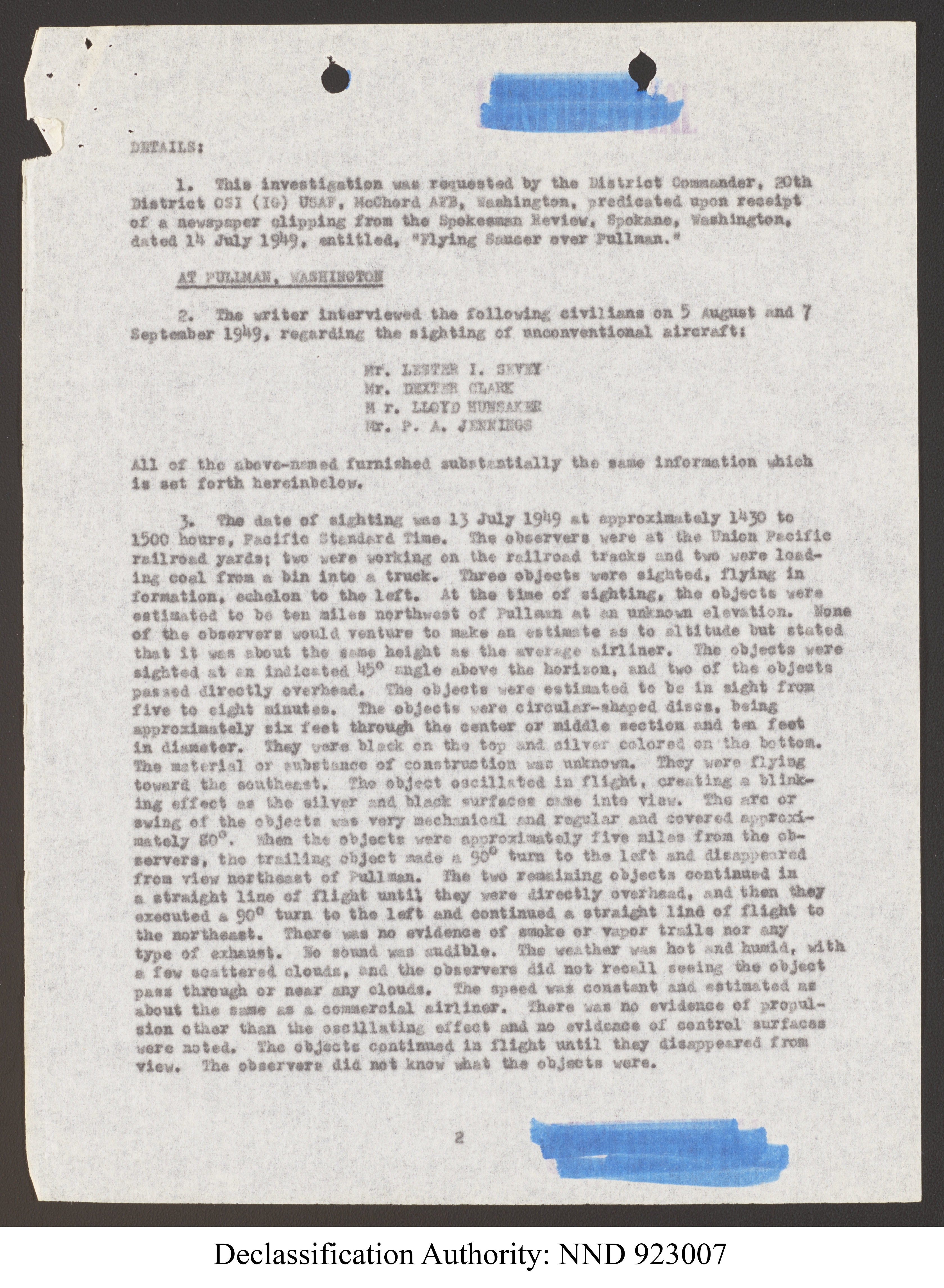 Doctor Edward Condon, University of Colorado Physicist Studying Unidentified Flying Objects