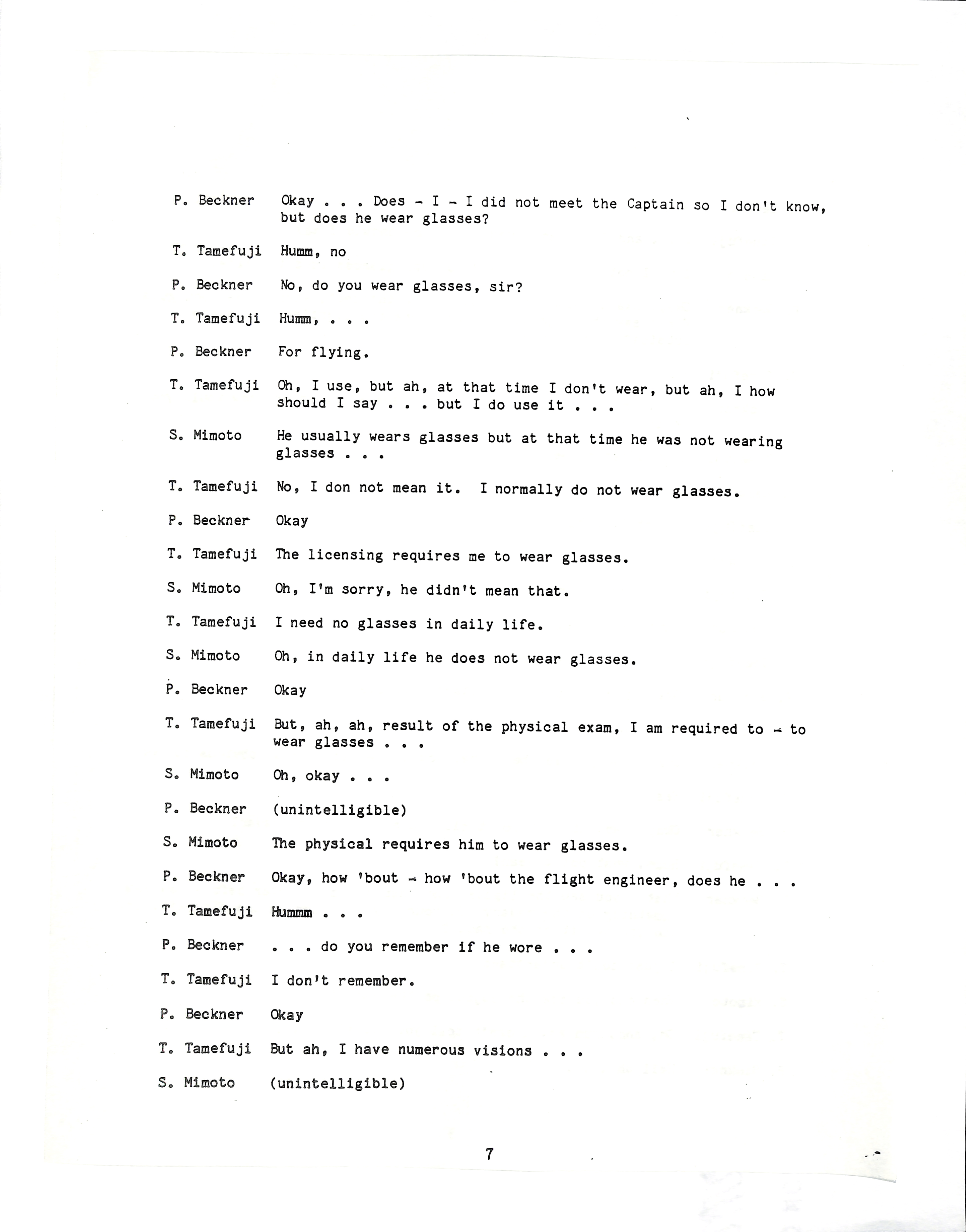Information Releases Relating to Unidentified Flying Object