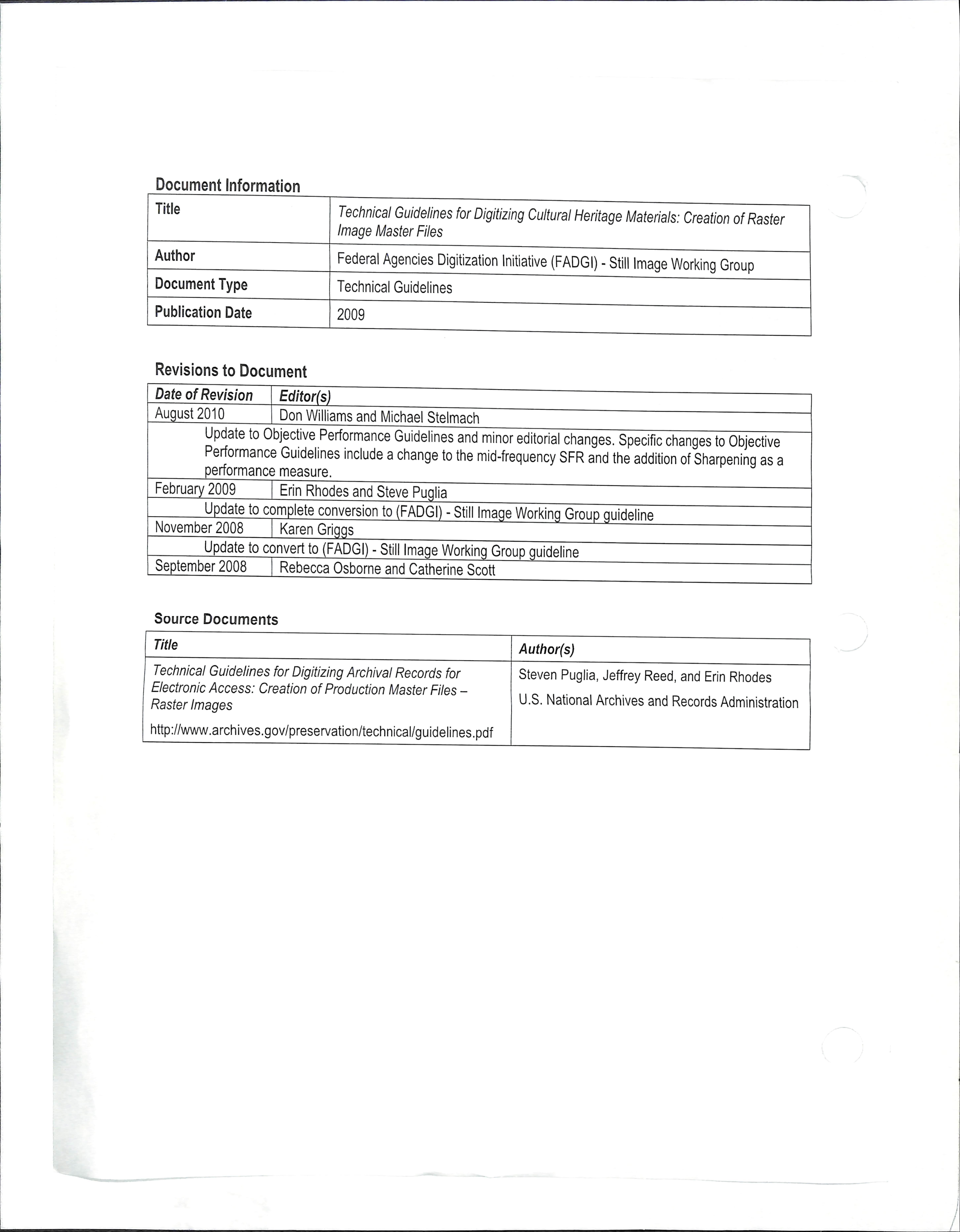 Information Releases Relating to Unidentified Flying Object