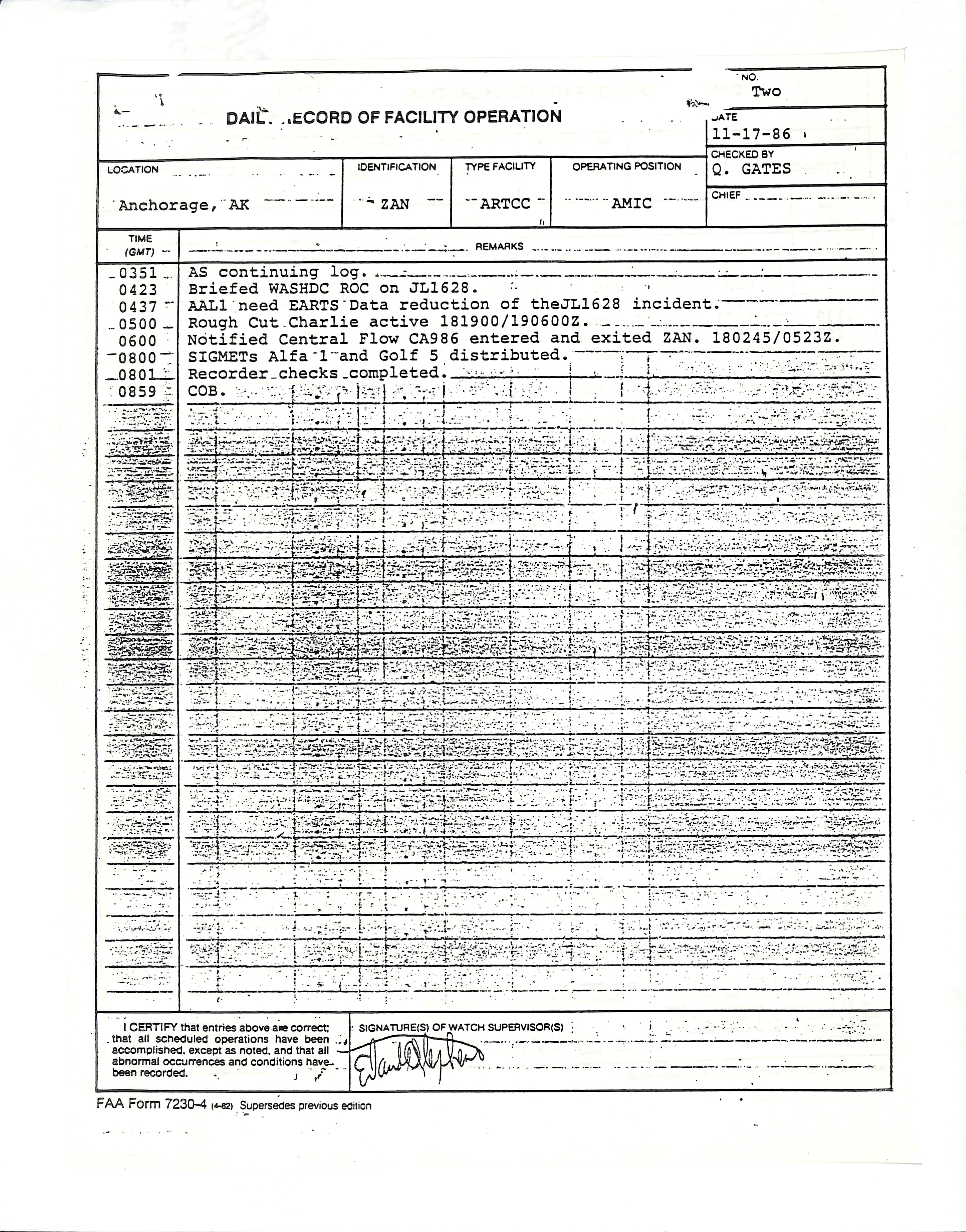 Information Releases Relating to Unidentified Flying Object