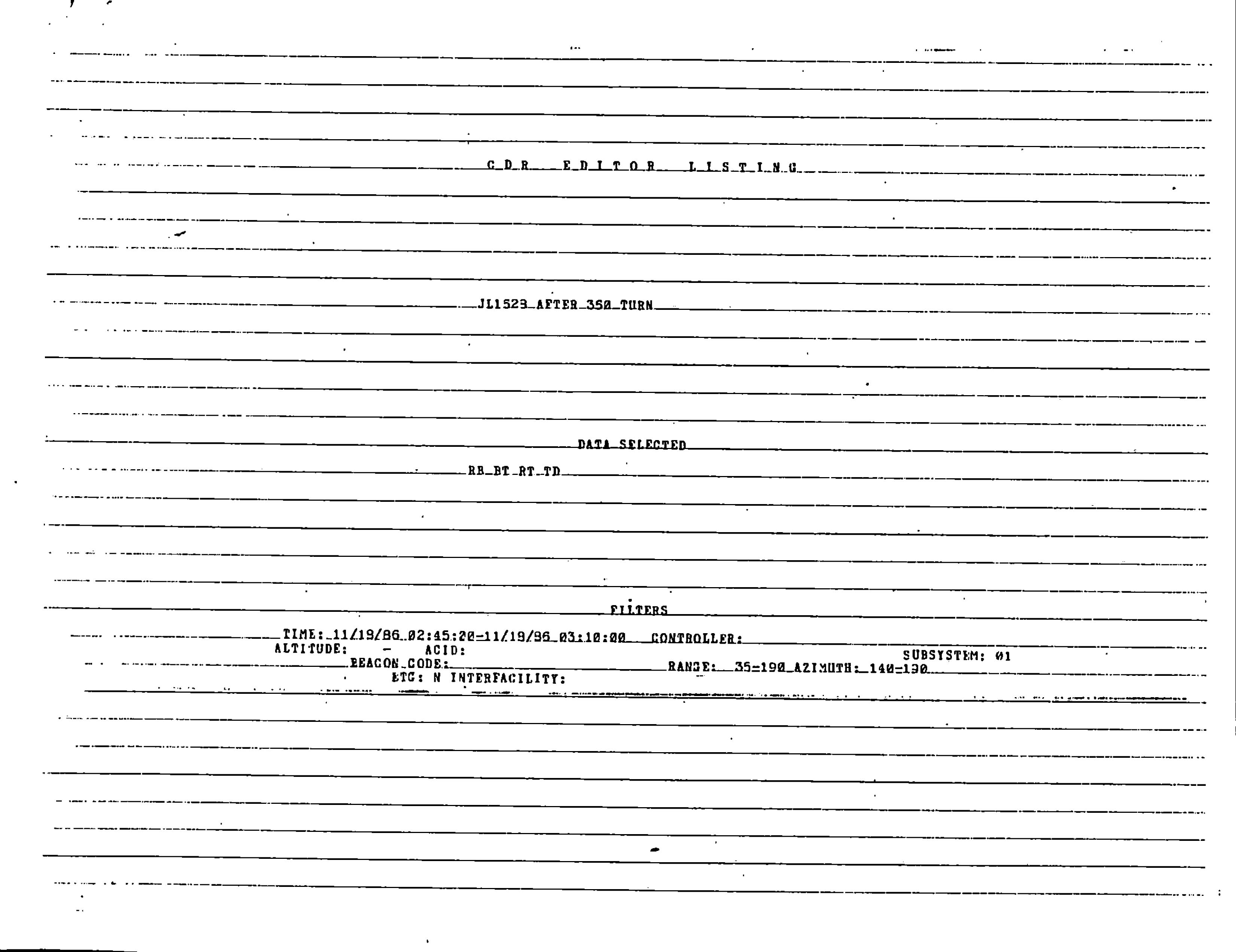 Information Releases Relating to Unidentified Flying Object