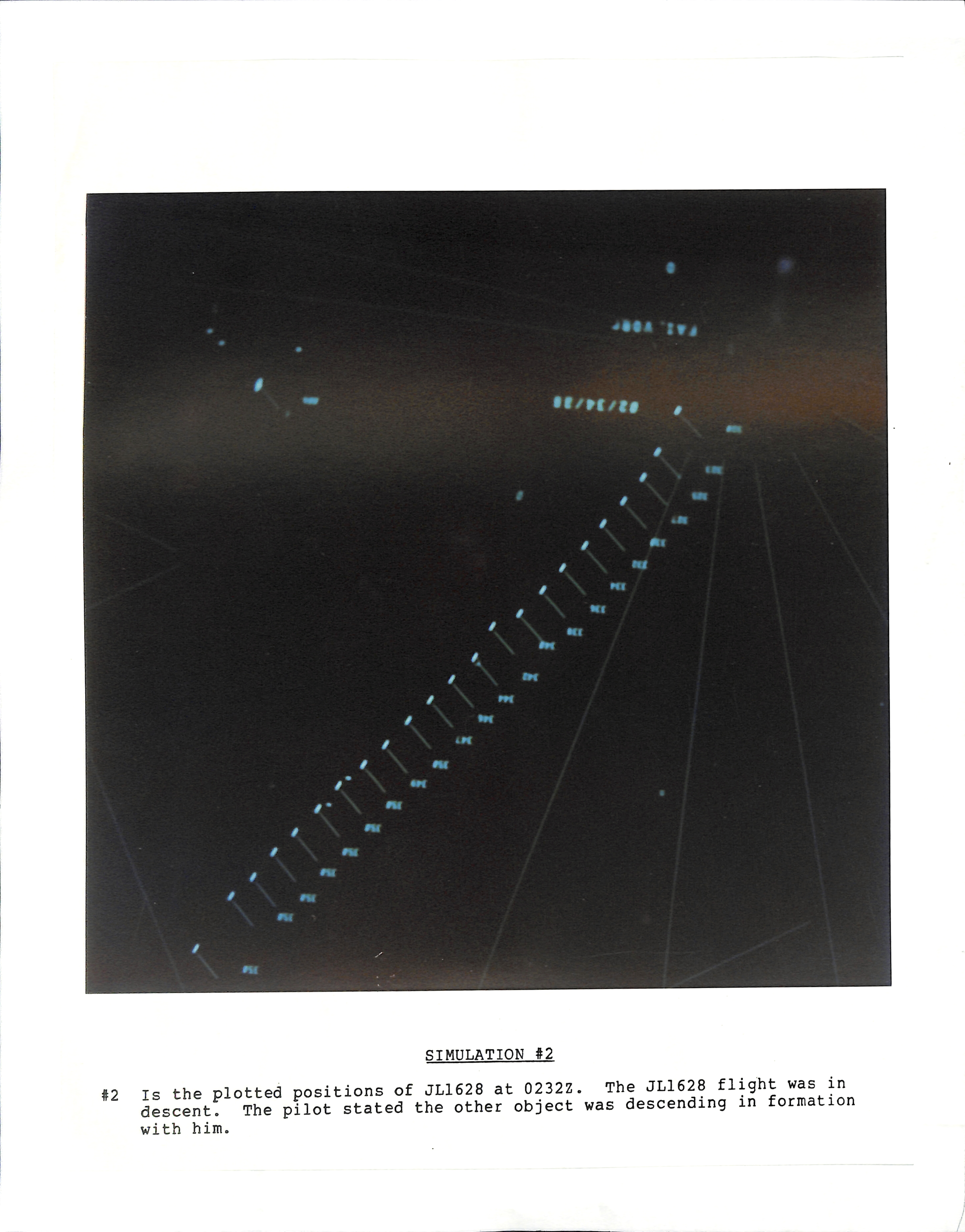 Information Releases Relating to Unidentified Flying Object