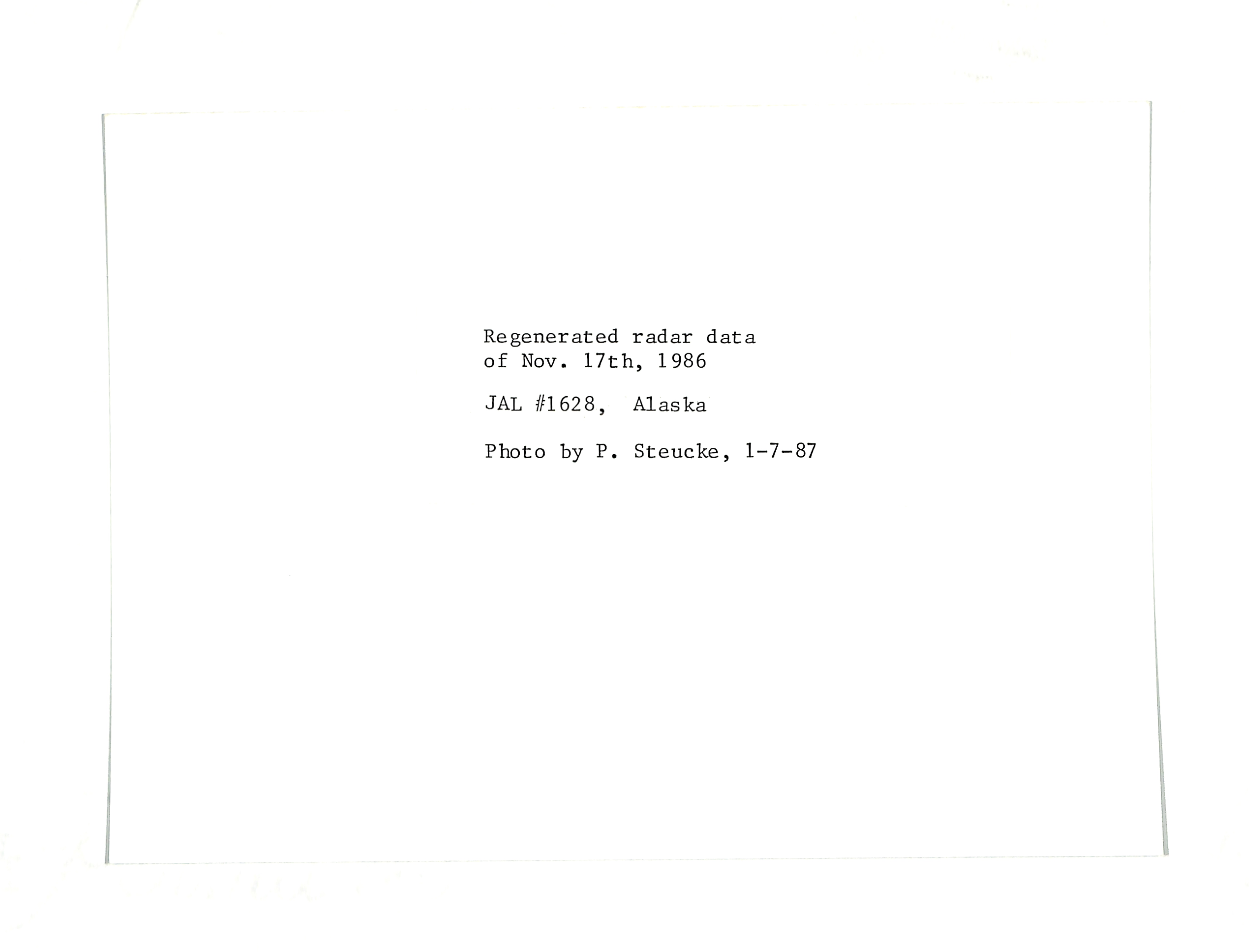 Information Releases Relating to Unidentified Flying Object