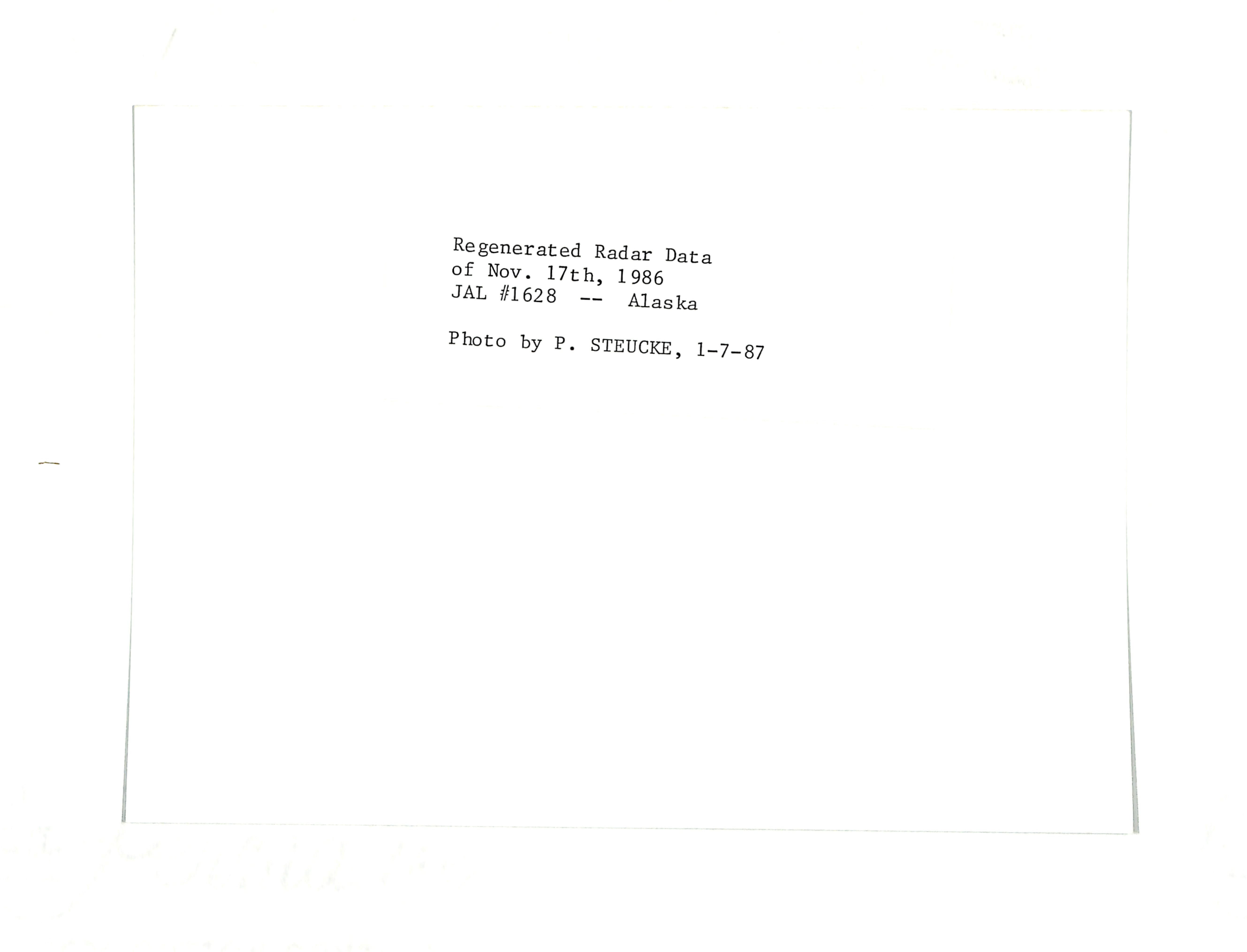 Information Releases Relating to Unidentified Flying Object